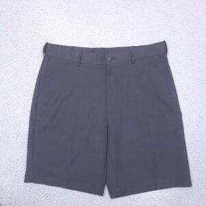 Grand Slam Golf Shorts Mens 36 Black Mid Rise‎ Dark Wash Chino